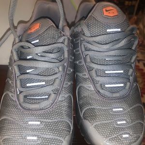 Air max sneakers with minor signs of wear and tear